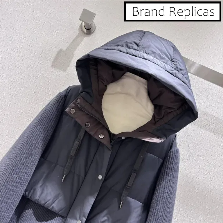 BC hooded goose down jacket